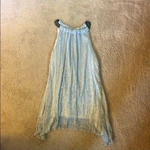 Alfani- Dressy Silver Top